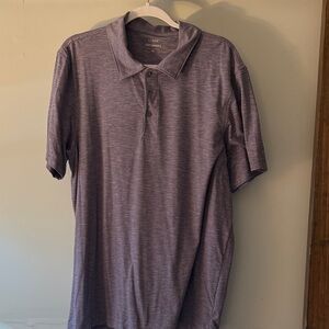 J. Crew Purple Heathered Performance Polo Shirt